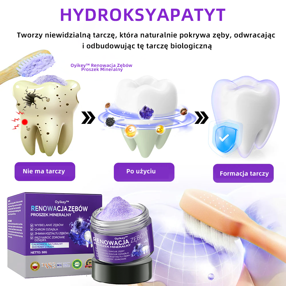 [✅Oficjalny sklep]𝐎𝐲𝐢𝐤𝐞𝐲™ Proszek mineralny do naprawy zębów 🦷 (Rekomendowane przez PTO) (🎁 Limitowana oferta - 70% zniżki - Nie przegap!)