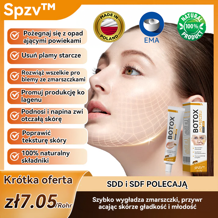 (✅ Oficjalny sklep) Spzv™ Krem 𝐁𝐨𝐭𝐨𝐱 przeciwzmarszczkowy (Ekskluzywna oferta – nie przegap!)