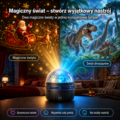 Oficjalny sklep | 🎄🎅🦖 SCNDR® 360° inteligentny holograficzny projektor rozgwieżdżonego nieba — HD Smart Dynamic 5D