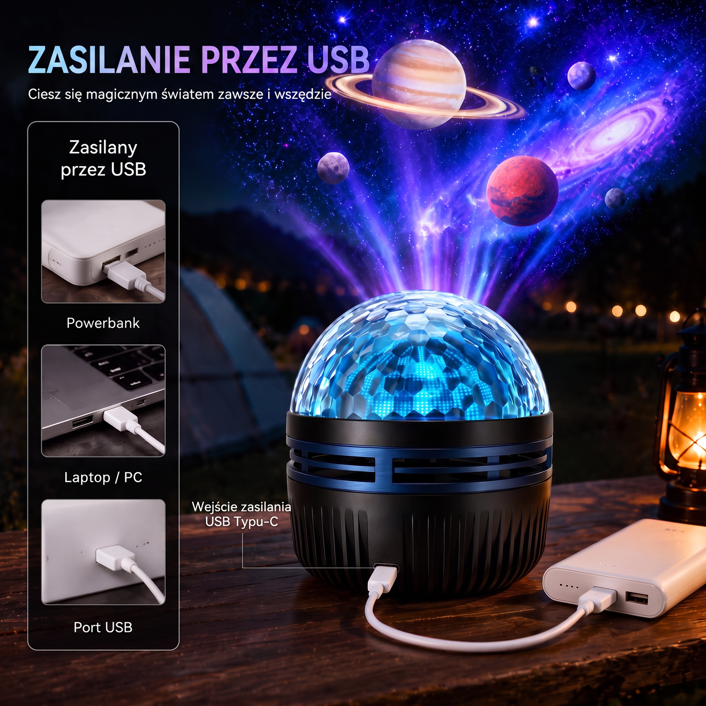 Oficjalny sklep | 🦖🌌 SCNDR® 360° inteligentny holograficzny projektor rozgwieżdżonego nieba — HD Smart Dynamic 5D