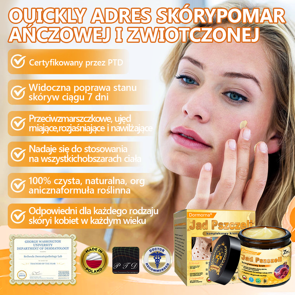 [Wyprodukowano i wysłano z Polski] 𝐃𝐨𝐫𝐦𝐨𝐫𝐧𝐚® 💕💕 𝐉𝐚𝐝 𝐏𝐬𝐳𝐜𝐳𝐞𝐥𝐢 𝐤𝐨𝐦𝐩𝐥𝐞𝐤𝐬𝐨𝐰𝐲 𝐤𝐫𝐞𝐦 🔥 OSTATNI DZIEŃ 80% ZNIŻKI